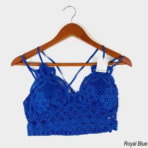 Royal Blue Crochet Lace Bralette